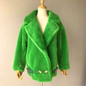 Jane & Tash teddy 100% wool coat jacket